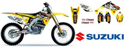 Autocollant pour moto Suzuki