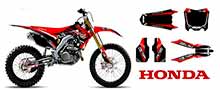 Autocollant pour moto Honda