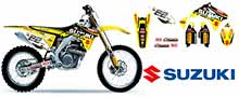 Autocollant pour moto Suzuki